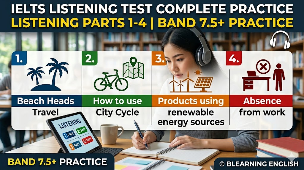 IELTS Listening Test 45<br><span style="display: inline-block; padding-top: 8px; color: #d32f2f; font-size: 13px; font-weight: bold;">Lượt làm bài: 329</span>