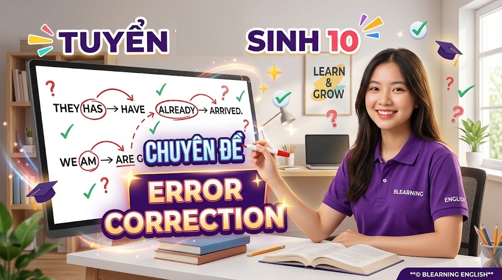 Tiếng Anh 9 – Unit 12: Tìm Lỗi Sai<br><span style="display: inline-block; padding-top: 8px; color: #d32f2f; font-size: 13px; font-weight: bold;">Lượt làm bài: 47</span>