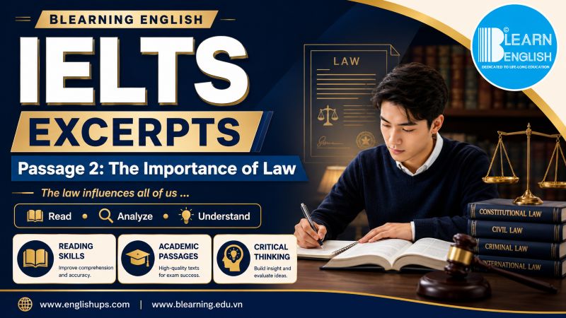 Reading Passage 2 IELTS: The Importance of Law<br><span style="display: inline-block; padding-top: 8px; color: #d32f2f; font-size: 13px; font-weight: bold;">Lượt làm bài: 93</span>