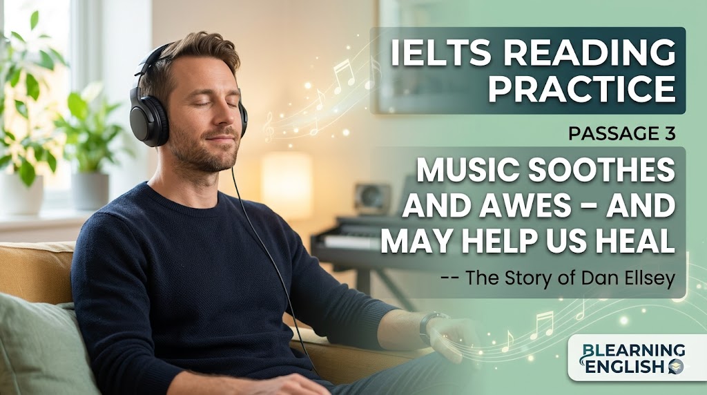 Reading Passage 3 IELTS: Music soothes and awes … and may help us heal<br><span style="display: inline-block; padding-top: 8px; color: #d32f2f; font-size: 13px; font-weight: bold;">Lượt làm bài: 217</span>