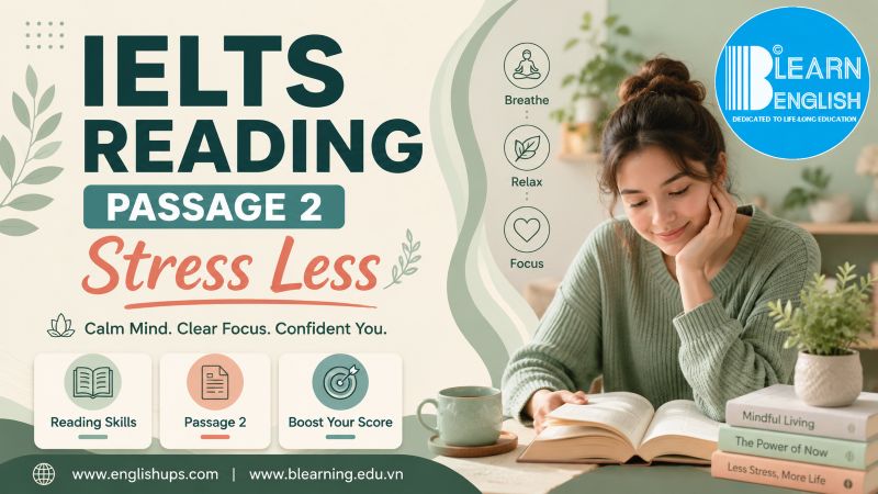 Reading IELTS Passage 2: Stress Less<br><span style="display: inline-block; padding-top: 8px; color: #d32f2f; font-size: 13px; font-weight: bold;">Lượt làm bài: 150</span>