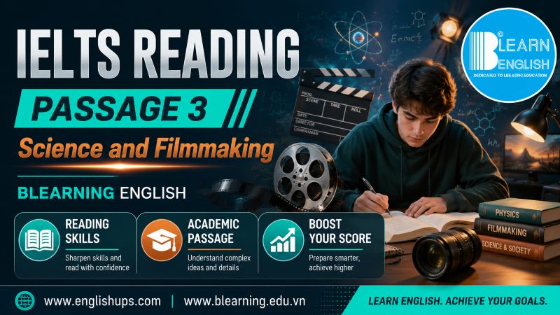 Reading IELTS Passage 3: Science and Filmmaking<br><span style="display: inline-block; padding-top: 8px; color: #d32f2f; font-size: 13px; font-weight: bold;">Lượt làm bài: 148</span>