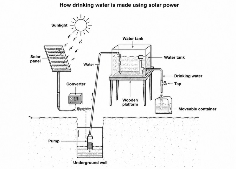 IELTS Writing Test 25 July 2026: Process diagram – Solar-powered drinking water production | Agree or disagree – Family values versus school knowledge and skills<br><span style="display: inline-block; padding-top: 8px; color: #d32f2f; font-size: 13px; font-weight: bold;">Lượt làm bài: 35</span>