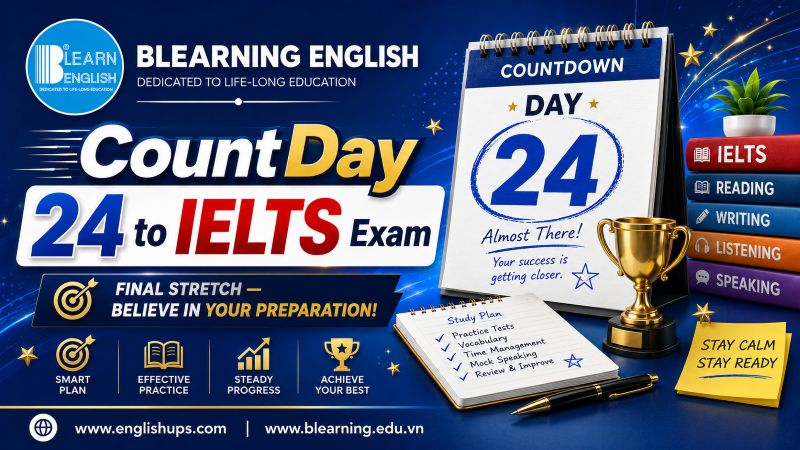 CountDay 24 – Speaking Test<br><span style="display: inline-block; padding-top: 8px; color: #d32f2f; font-size: 13px; font-weight: bold;">Lượt làm bài: 101</span>