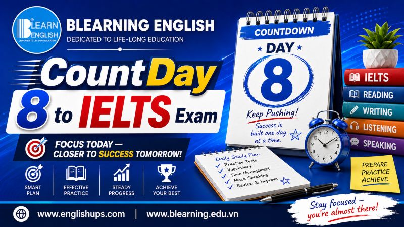 CountDay 8 – Speaking Test<br><span style="display: inline-block; padding-top: 8px; color: #d32f2f; font-size: 13px; font-weight: bold;">Lượt làm bài: 58</span>
