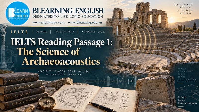 IELTS Reading Passage 1: The Science of Archaeoacoustics<br><span style="display: inline-block; padding-top: 8px; color: #d32f2f; font-size: 13px; font-weight: bold;">Lượt làm bài: 216</span>