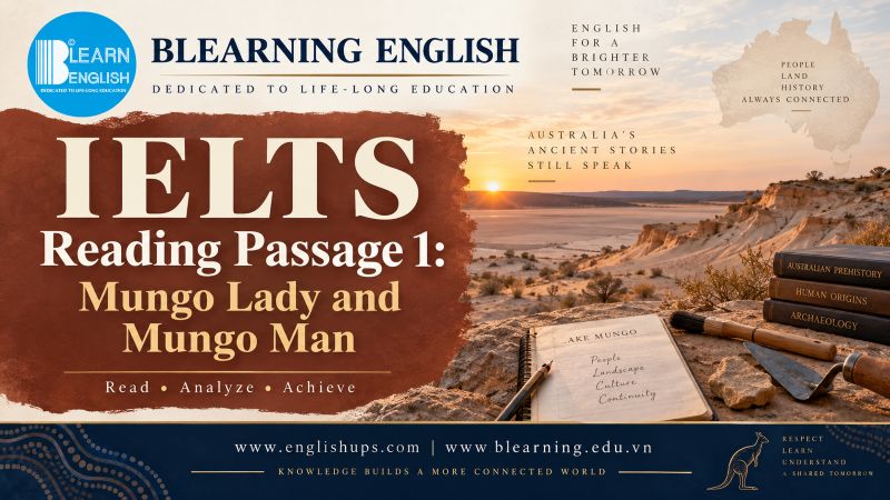 IELTS Reading Passage 1: Mungo Lady and Mungo Man<br><span style="display: inline-block; padding-top: 8px; color: #d32f2f; font-size: 13px; font-weight: bold;">Lượt làm bài: 186</span>